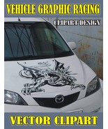 Collection of vinyl stickers clipart for designers CDR.vector wall art - $6.83 CAD
