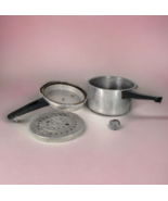 Mirro-Matic 4 Qt Quart Vintage Pressure Cooker M-0404 Polished Aluminum - $20.24