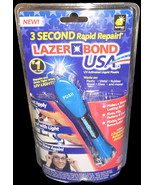 Lazer Bond 3 Second Rapid Repair &amp; Seal Liquid Plastic With UV Light Sea... - $17.74 CAD