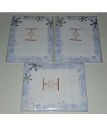 NEW 3 Packs 8.5x10.75 Paper G Squared Stationary Snowflake Christmas 25 ... - £15.62 GBP