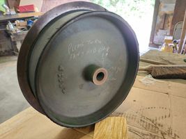 Antique Vintage Flanged Flat Belt Pulley 11-1/2&quot; Dia. Industrial Steampu... - $169.99