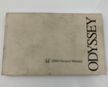 2000 Honda Odyssey Owners Manual Handbook OEM P03B01007 - £21.17 GBP