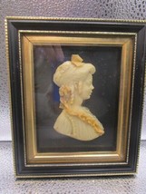 Antique  Leslie Ray London Wax Relief Portrait of a high class English lady - £111.54 GBP