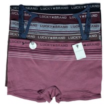 LUCKY BRAND Women&#39;s 5 Pack Seamless Boyshorts Underwear Plus Size 1X Mul... - $24.74