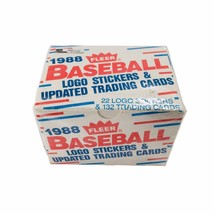 1988 Fleer MLB Baseball Logo Stickers &amp; Updated Trading Cards Set Factory Sealed - £22.65 GBP