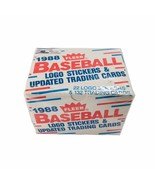 1988 Fleer MLB Baseball Logo Stickers &amp; Updated Trading Cards Set Factor... - $540.74 MXN