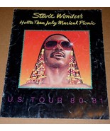 Stevie Wonder Concert Tour Program Vintage 1980-1981 U.S. Tour - $34.28 CAD