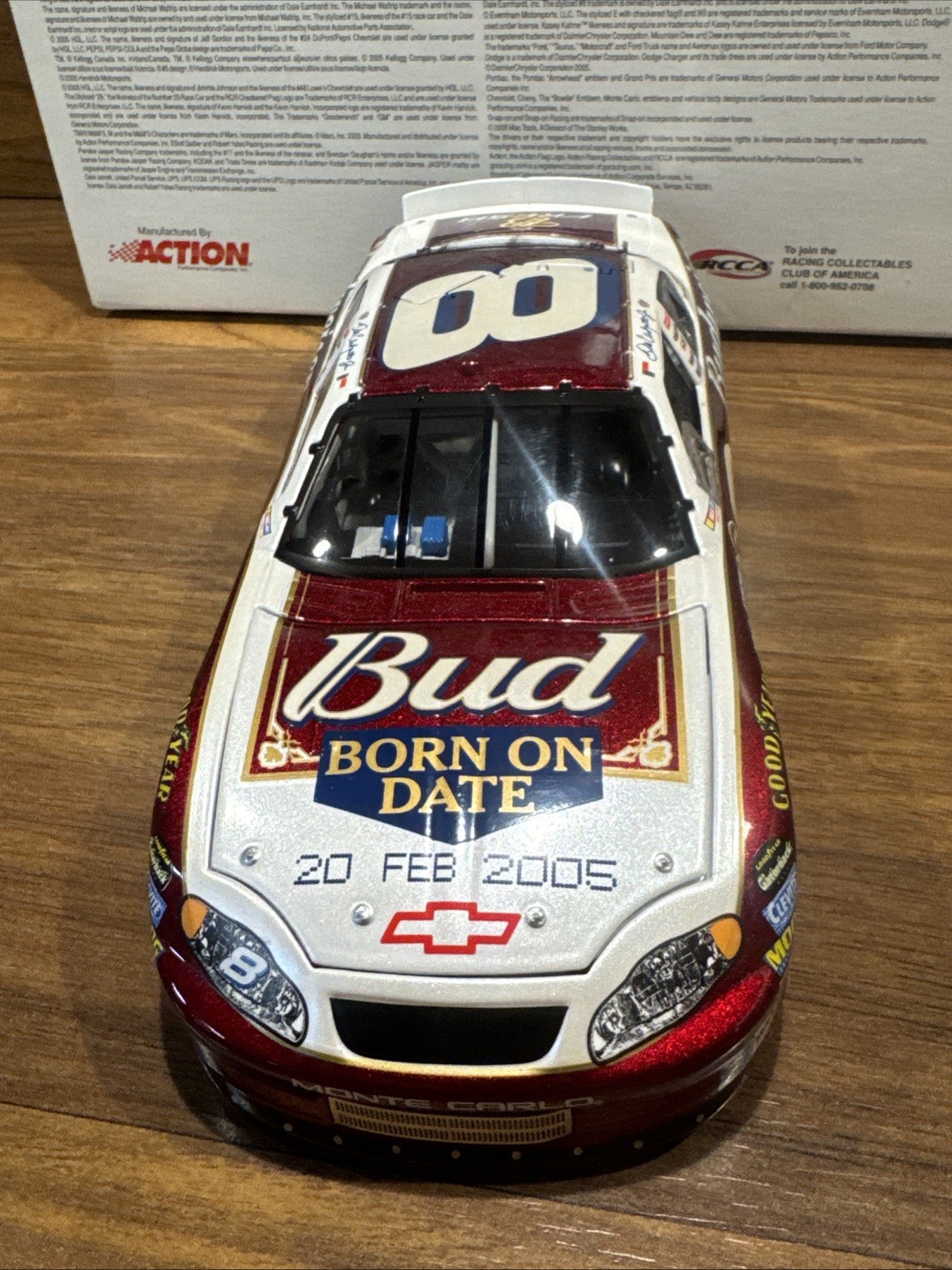 DALE EARNHARDT JR #8 BORN ON DATE FEB 17 2005 BANK AT DATONA # 109097 1 OF 900 Item image 3