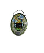 Irish Stained Glass Shamrock Suncatcher Celtic Lucky Gold Green Window D... - $292.84 MXN Irish Stained Glass Shamrock Suncatcher Celtic Lucky Gold Green Window D... - $292.84 MXN