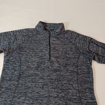 BCG Men's Sweatshirt Men's Gray 1/4 Zip Pockets Pullover Sweatshirt Size Large image 9