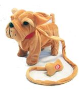 LARGE BROWN BULLDOG REMOTE CONTROL WALKING DOG WITH SOUND battery operat... - $27.25