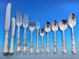 Pompadour by Birks Canada Sterling Silver Flatware Set 8 Service 100 pcs Dinner - £5,644.07 GBP