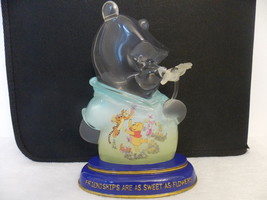 Disney Bradford Exchange “Friendships are as Sweet as Flowers” Glass Fig... - £39.15 GBP