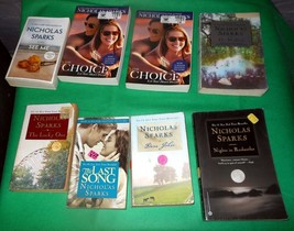 Nicholas Sparks Lot of 8 Books Vintage Novel Non-fiction Romance Drama - $18.81