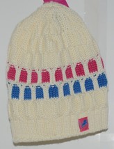 Reebok Team Apparel NFL Licensed Detroit Lions Cream Knit Cap image 1