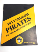 1982 Spring Training Pittsburgh Pirates Program Score Card. Bradenton, FL - £13.62 GBP