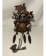 Swiss Reuge Romance Cuckoo Clock 6307 Der Frohliche Wanderer Edelweiss D... - $356.39