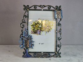 COLLECTIBLE JUDAICA JEWISH ENAMELED TORAH PICTURE FRAME E80 - £31.54 GBP