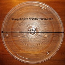 15 1/2&quot; Sharp Carousel 2 Glass Turntable fits Oven Model R-9360 W/Coupling! - $78.39