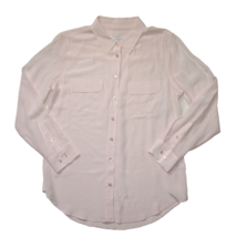 NWT Equipment Slim Signature in Lilac Snow Washed Silk Button Down Shirt L $214 - £85.77 GBP