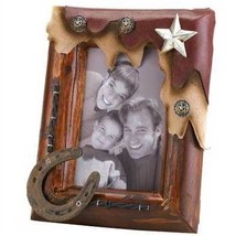 Western Cowboy Style Picture Frame 4x6  - £14.83 GBP