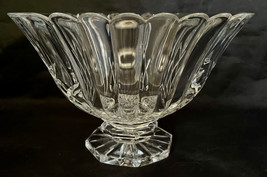 Crystal Bowl Leaded Crystal 9&quot; x 6&quot; H Awesome Piece - $35.00