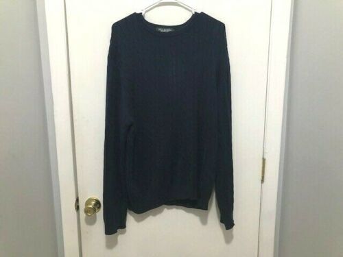 Brooks Brothers Country Club Pullover Crewneck Sweater Men&#39;s SZ XL Navy ... - $13.85