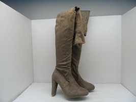 Nature Breeze Women&#39;s 24&quot; Tall Riding Boots Brown Taupe Size 7.5M - $21.37