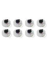 8x BLITZ AFTERMARKET Closed Screw Caps Black Vent installed NO bloat VEN... - $32.25