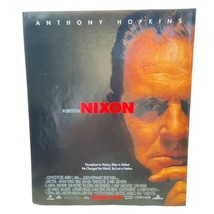 Nixon Movie Vintage Color Print Ad 90s Anthony Hopkins Oliver Stone - $11.89