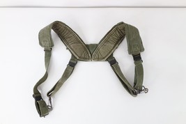 Vintage 70s Vietnam War Military Shoulder Harness Straps Olive Green USA - $49.45