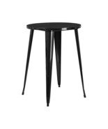 Flash Furniture 30 in. Round Black Metal Indoor &amp; Outdoor Bar Height Table - €205,02 EUR