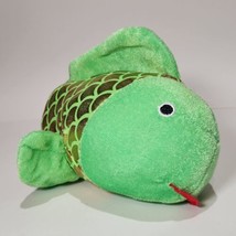 Goffa Green Goldfish 9&quot; Plush Stuffed Animal Soft Toy NWT - $19.24