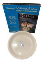 Vintage Corning Ware Blue Cornflower P-309 9 Inch Pie Plate In Original Box - $168.67 MXN