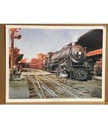 Andy Buttram Lithograph 18”H 24&quot;W “THE GREAT NORTHERN EMPIRE BUILDER&quot; - $237.23 MXN