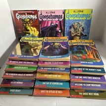 Vintage Goosebumps Books Lot of 20 Children’s Horror Series Monster Blood - £39.65 GBP