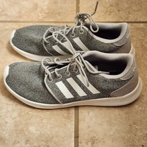 Adidas Cloudfoam Running Shoes HWI 28Y001 Size 8 Womens White Grey - $24.75