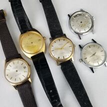 vintage mens watch lot x5 bands movements cases gold tone Orvin PARTS OR... - $74.99