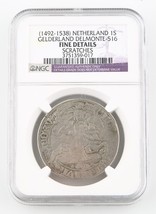 (1492-1538) Netherlands Silver Stuvier (NGC Fine Detail) Gelderland Delm... - £404.23 GBP