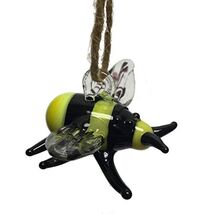Yellow and Black Bee Christmas Tree Ornament Bumblebee Bug Decoration New - $15.82