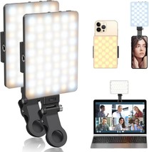 Selfie Light, Phone Light With Front And Back Clips (2 Pack), 5000Mah - £32.37 GBP