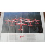 Canada&#39;s Snowbirds 1989 Poster Brochure Airplanes Autographed 60*54 cm D... - $2,851.64 MXN