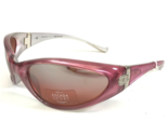 ESCADA Sport Sonnenbrille E2024 Pjm / P3 Glänzend Rosa Silber Wrap Rahme... - $74.22