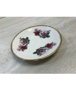 Tea Coffee Espresso Saucer Plate Red Pink White Roses Gold Trim, China, ... - £5.73 GBP