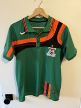 MENS Medium Green Football Association of Zambia Soccer Nike Jersey - $47.21 CAD