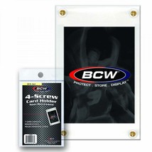 25 BCW Non Recessed 4-Screw Screwdown Standard Sized Card Holders - £29.72 GBP