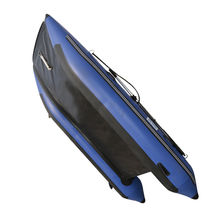 BRIS 11 ft Inflatable Catamaran Inflatable Boat Dinghy Mini Cat Boat Blue image 12