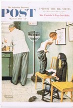 Postcard Before The Shot Norman Rockwell Saturday Evening Post - £5.53 GBP