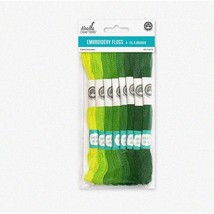 Greenery Threads: NC162I 8m Cotton Embroidery Floss for Vibrant Needlework - £13.72 GBP