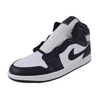 Nike Air Jordan 1 Mid SE Men&#39;s Shoes   FB9911-001 Black White Leather Size 13 - £101.86 GBP